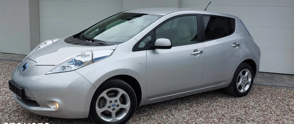 Nissan Leaf cena 25999 przebieg: 96042, rok produkcji 2013 z Zambrów małe 704